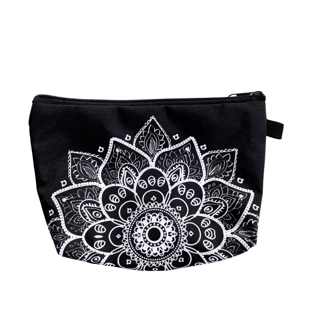 Black and White Mandala Pouch
