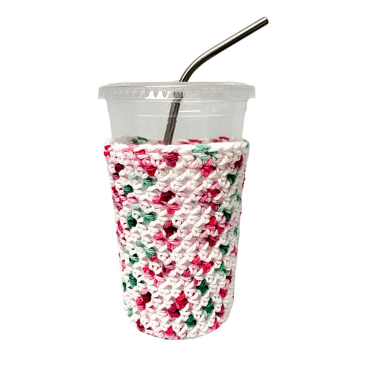 Peppermint Mocha Iced Coffee Cozy