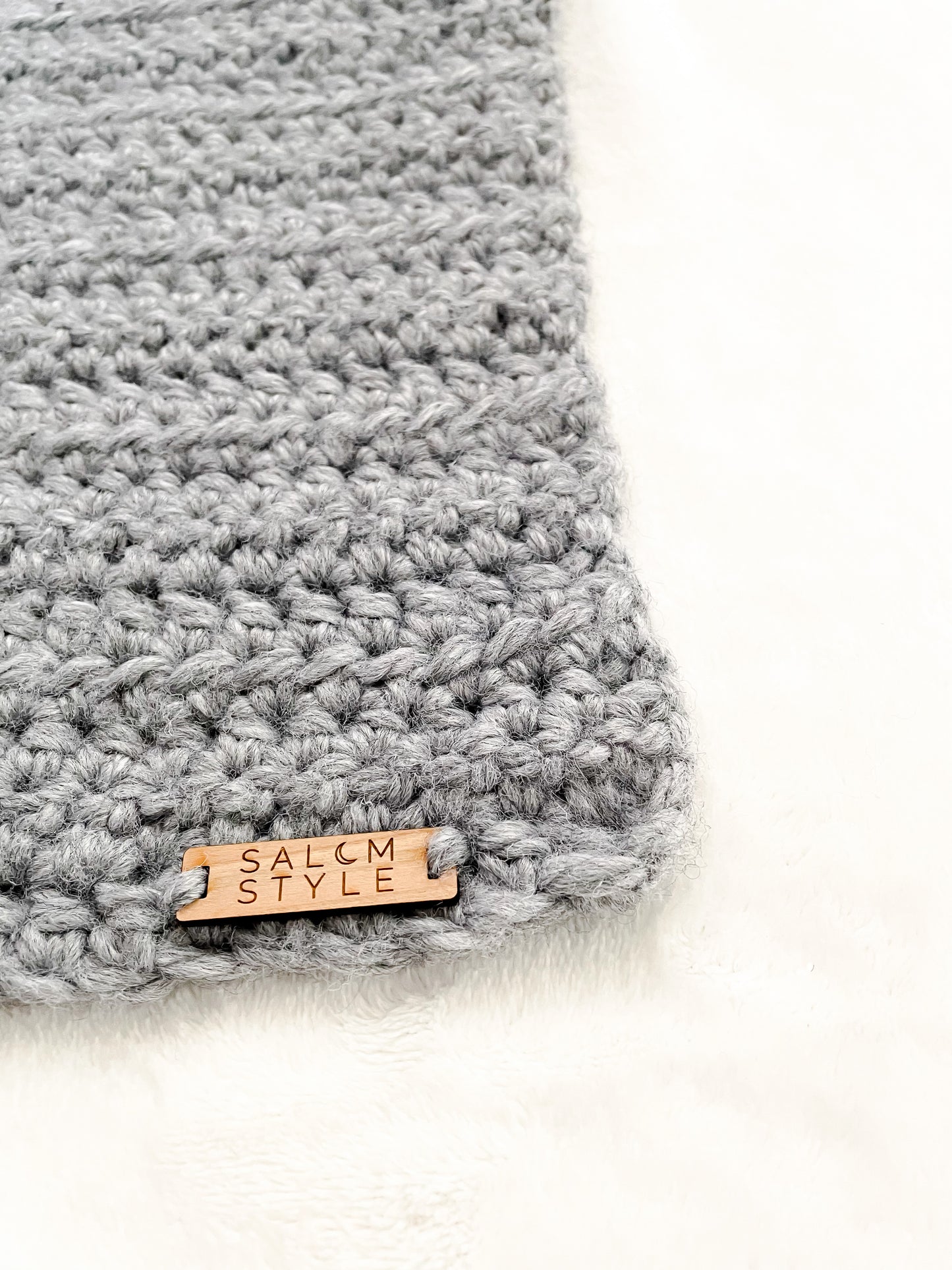 The Harmony Grove Scarf in Silver Gray