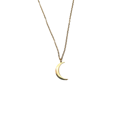 Gold Moon Necklace