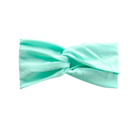 Mint Jersey Twist Headband