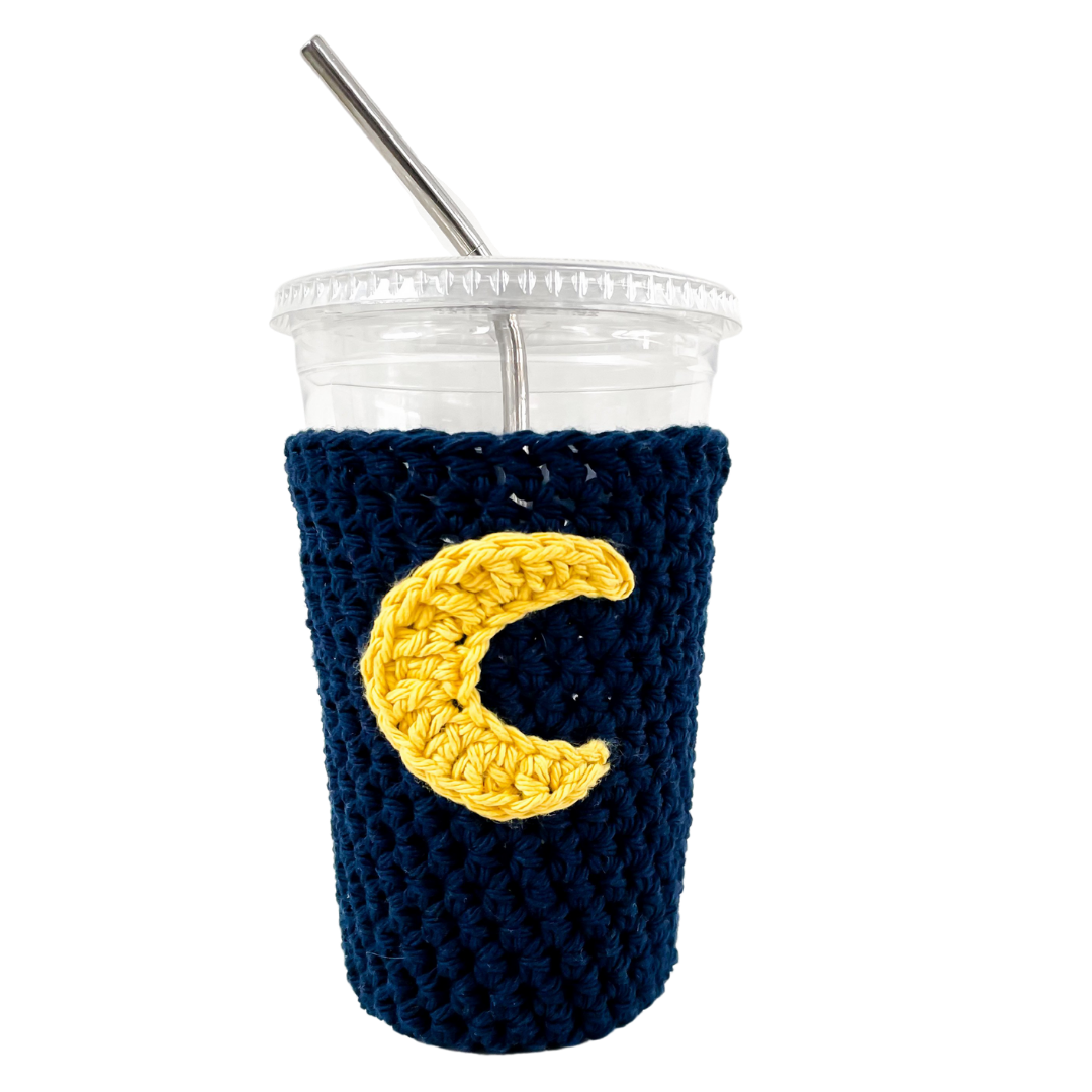 Moon Iced Coffee Cozy