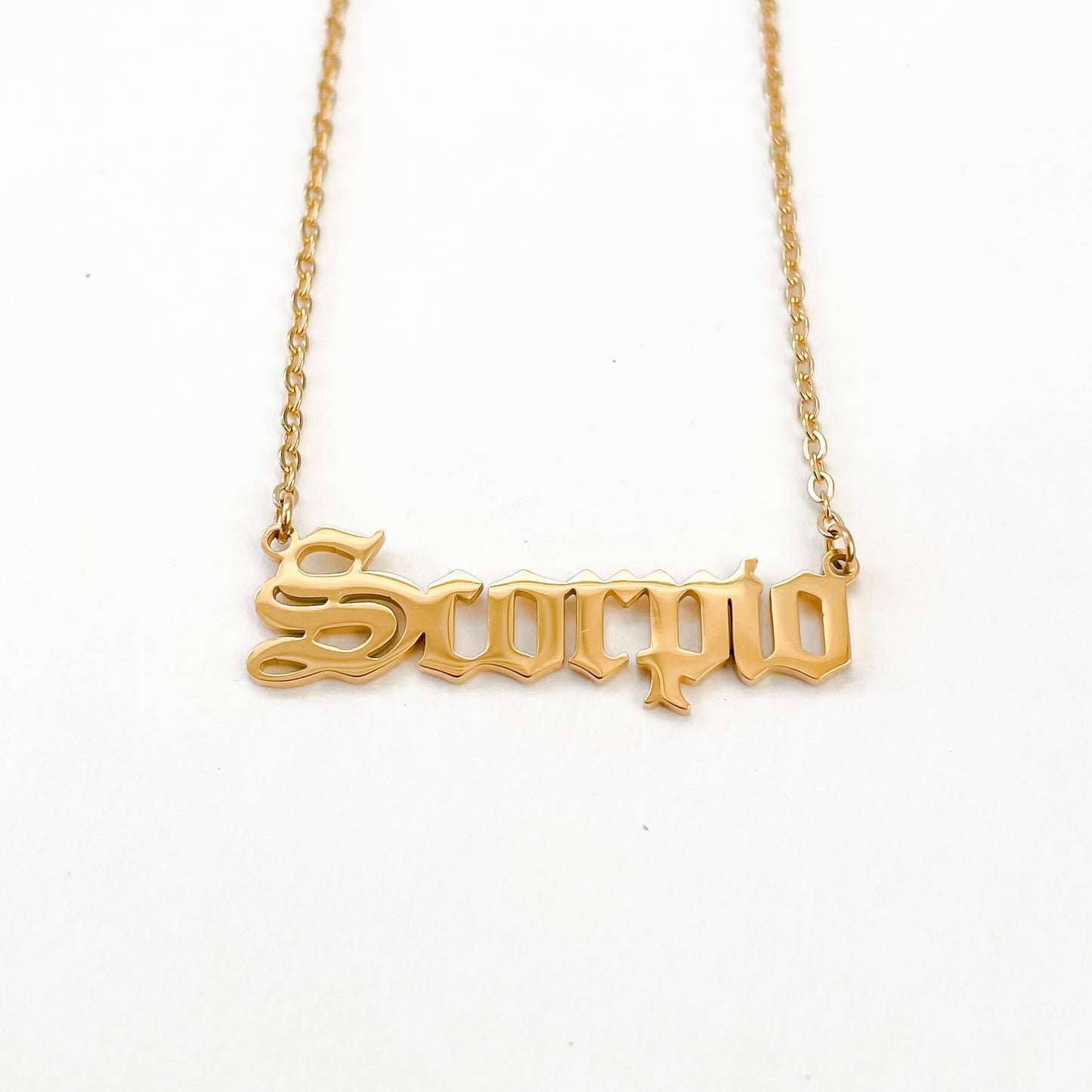 Scorpio Necklace in Gold