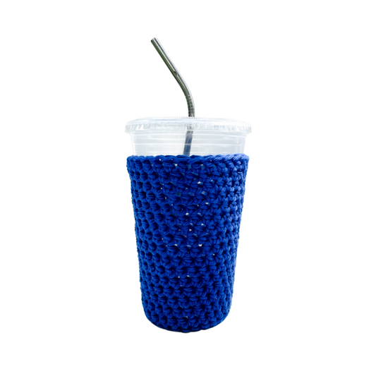 Blue Lapis Iced Coffee Cup Cozy