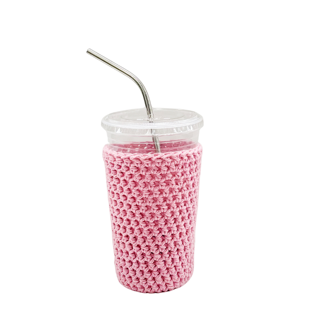 Blush Iced Coffee Cup Cozy