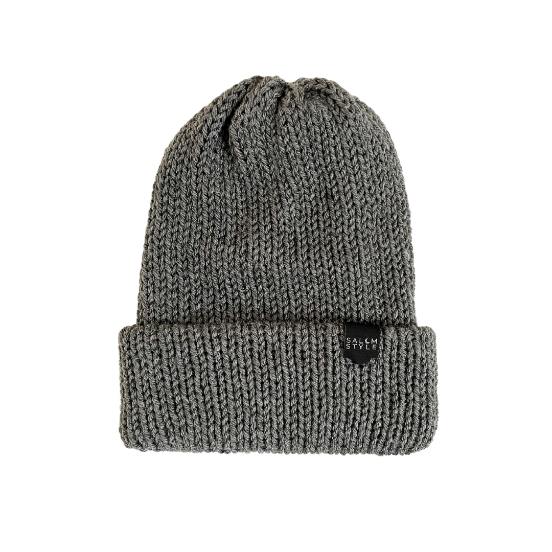 The Wharfside Knit Beanie Hat in Gray