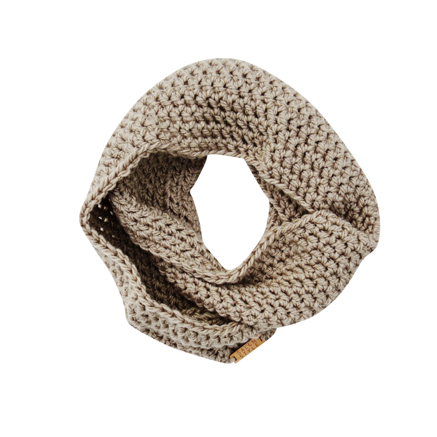 The Willows Infinity Scarf in Beige