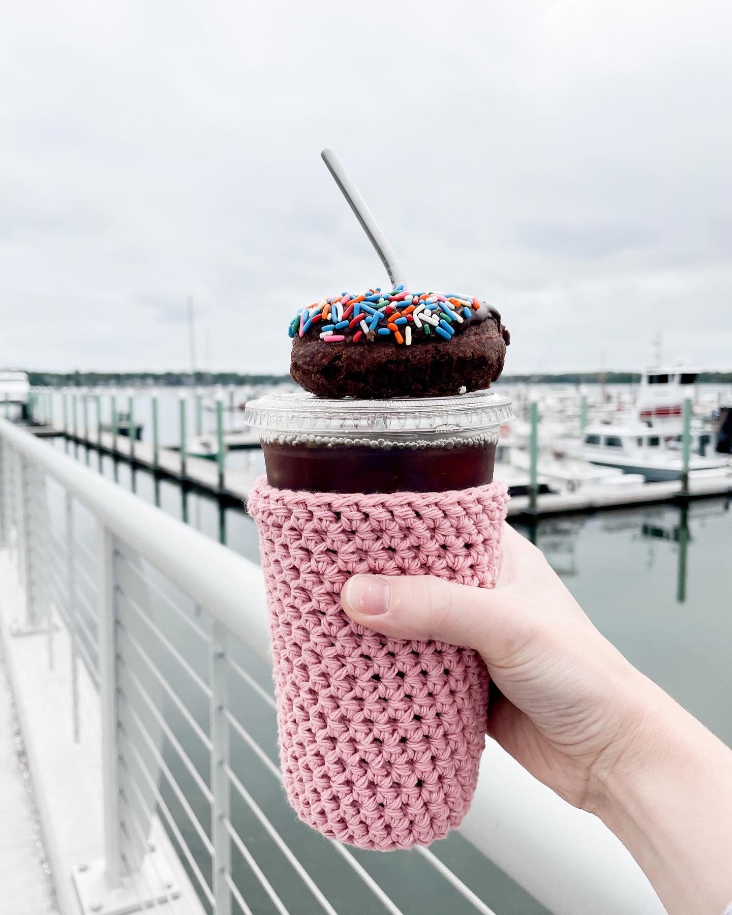 Blush Iced Coffee Cup Cozy