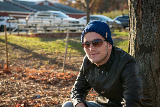 The Dunnie Beanie Hat in Royal Blue