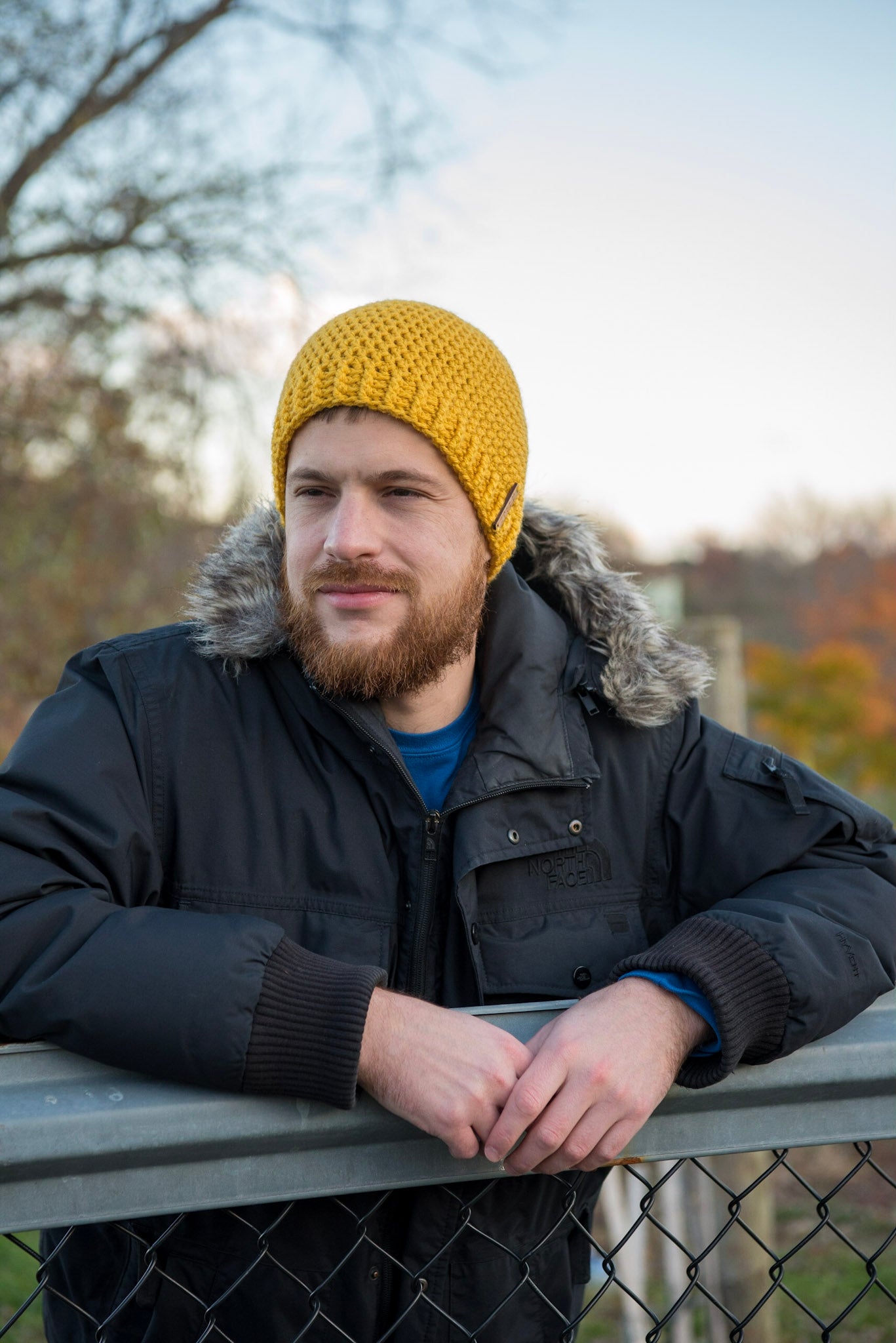 The Dunnie Beanie Hat in Mustard Yellow