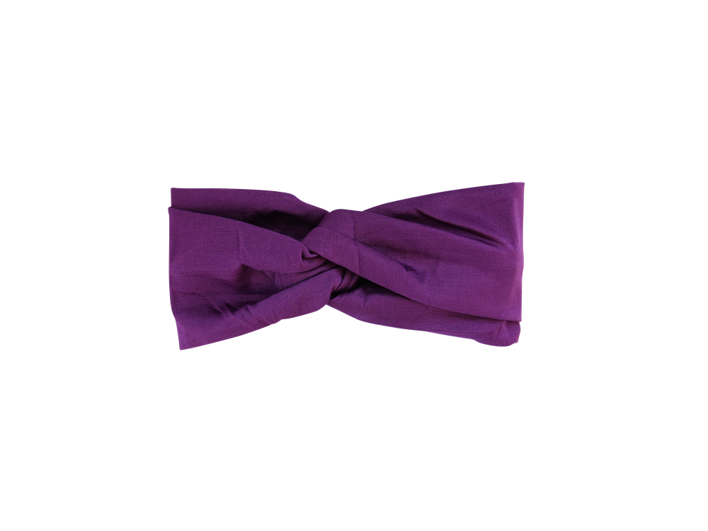 Violet Jersey Twist Headband