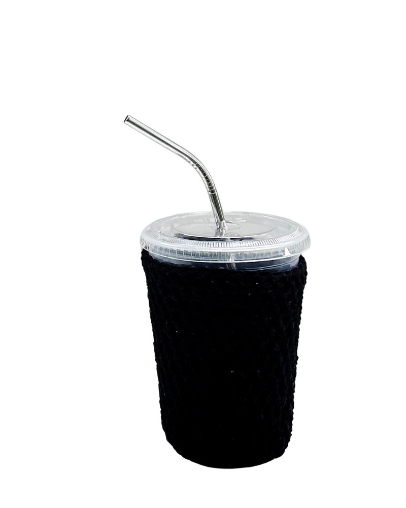 Black Iced Coffee Cup Cozy