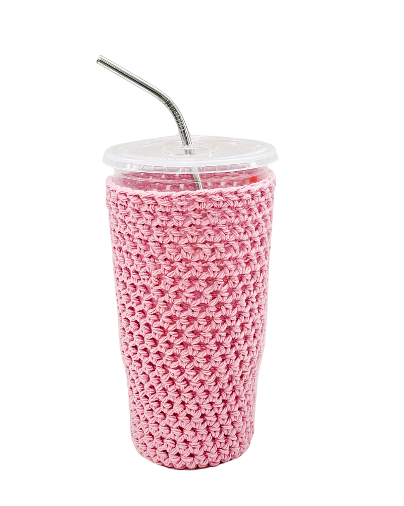 Blush Iced Coffee Cup Cozy