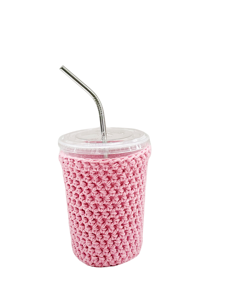 Blush Iced Coffee Cozy