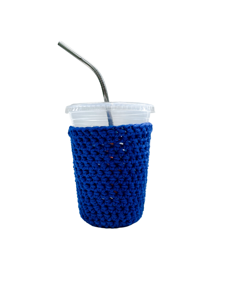 Blue Lapis Iced Coffee Cup Cozy