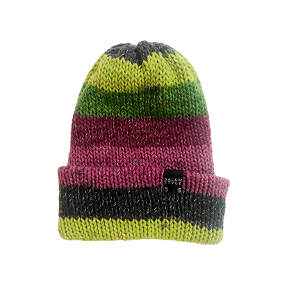 The Wharfside Knit Beanie Hat in Bella Donna