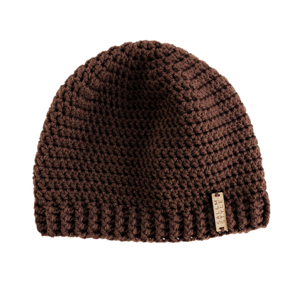 The Dunnie Beanie Hat in Coffee Brown