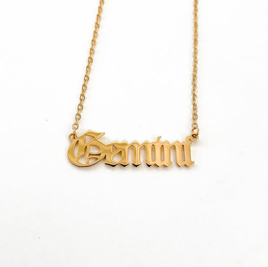 Gemini Necklace in Gold