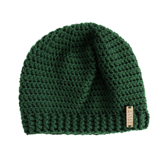 The Dunnie Beanie Hat in Hunter Green
