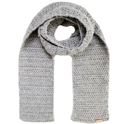 The Harmony Grove Scarf in Silver Gray