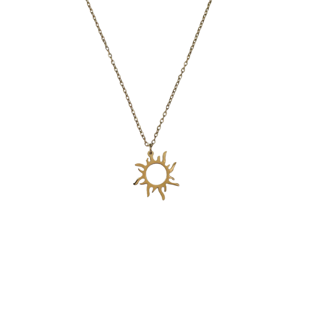 Gold Sun Necklace