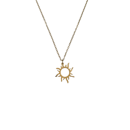 Gold Sun Necklace