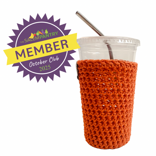 Pumpkin Spice Iced Coffee Cup Cozy