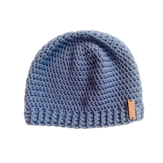 The Dunnie Beanie Hat in Light Blue