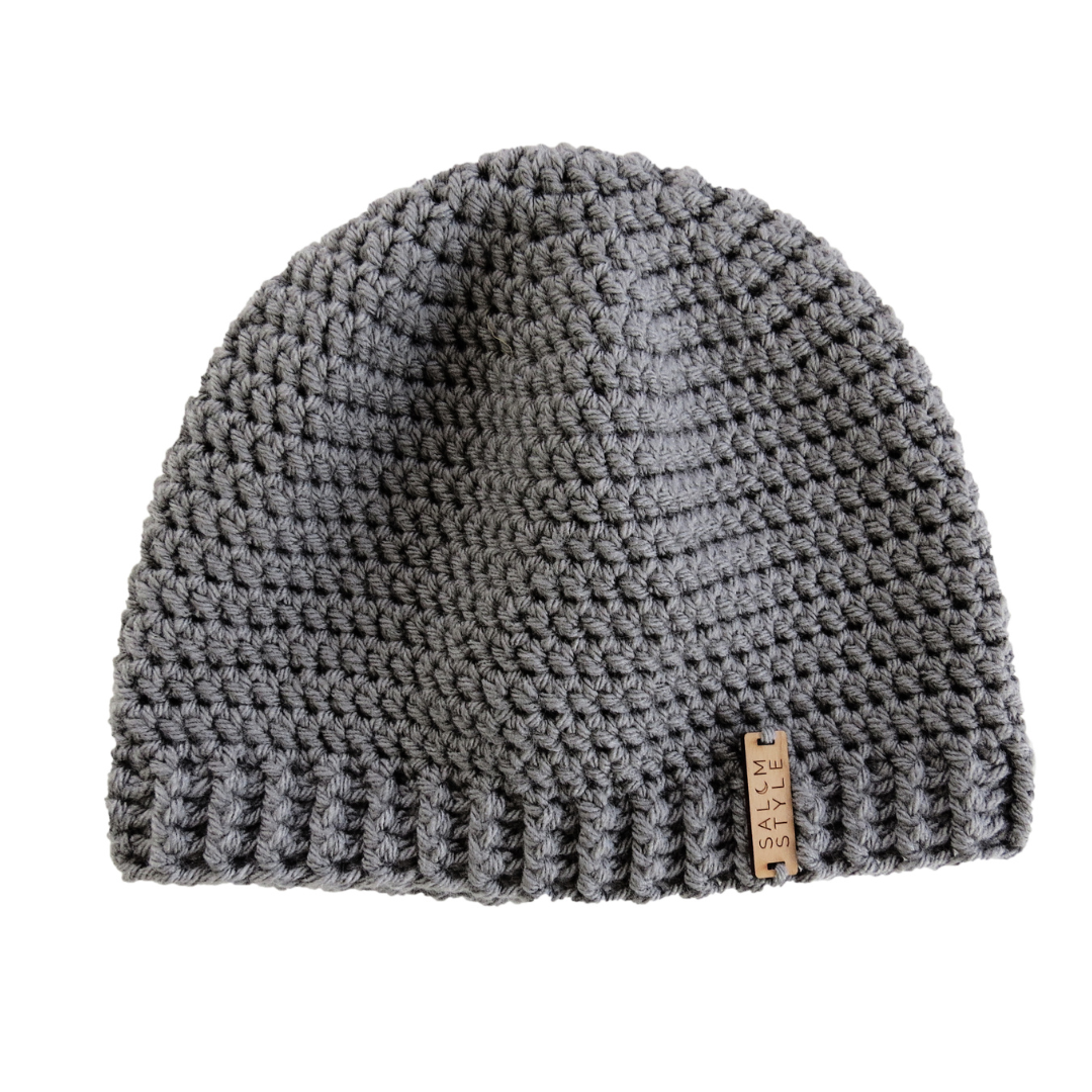 The Dunnie Beanie Hat in Light Gray