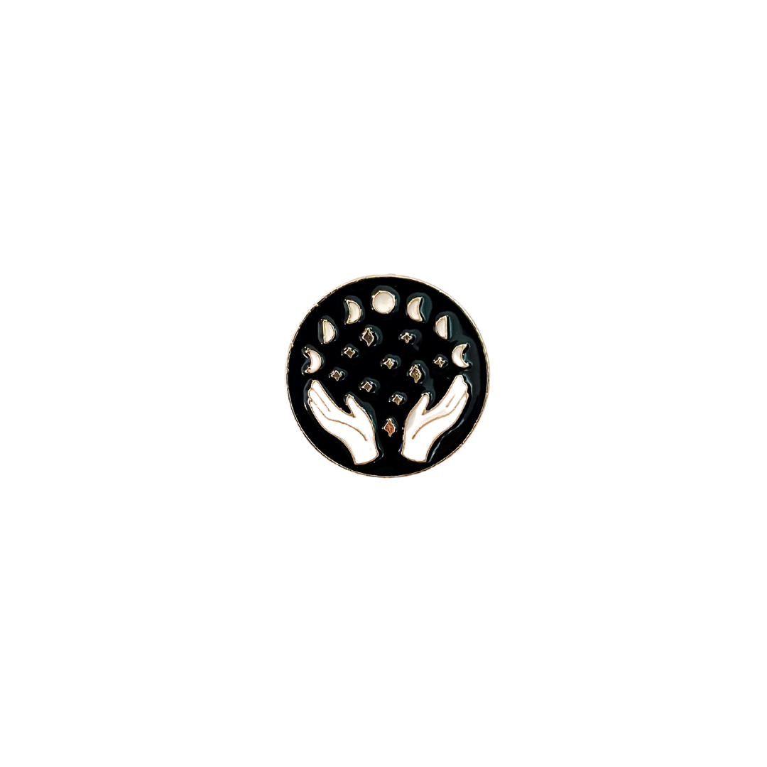 Manifesting Moons Enamel Pin