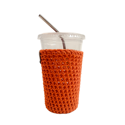 Pumpkin Spice Iced Coffee Cup Cozy