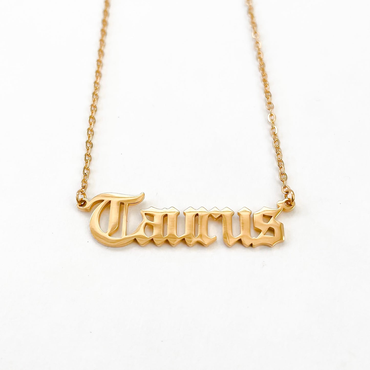 Taurus Necklace in Gold