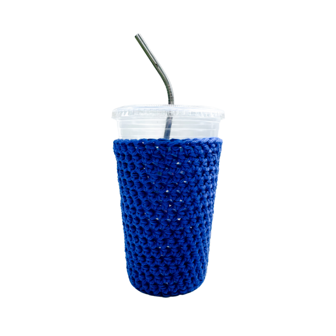 Blue Lapis Iced Coffee Cozy