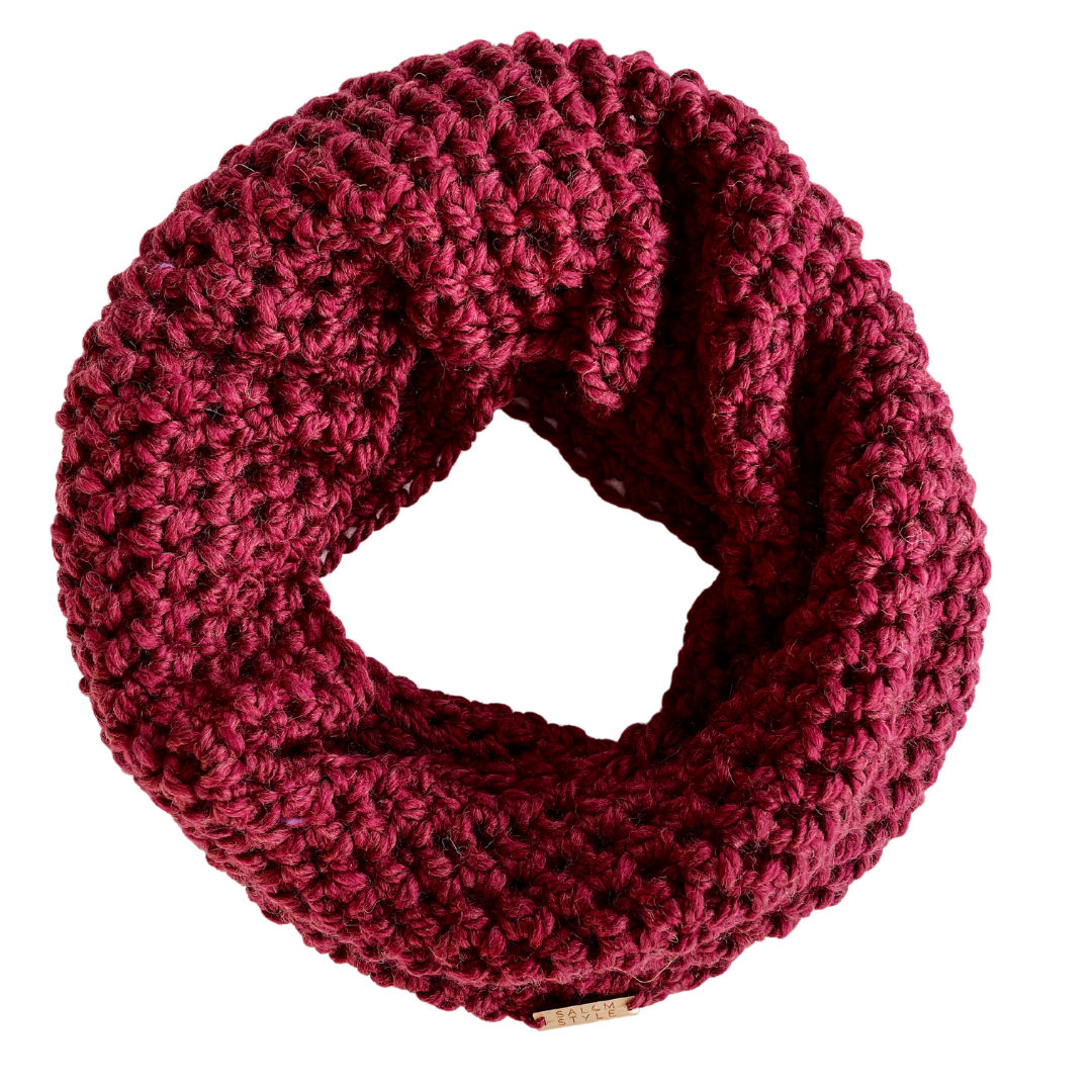 The McIntire Cowl Scarf in Wine