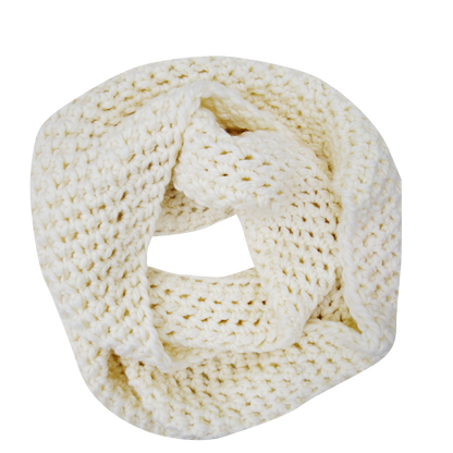 The Essex Infinity Scarf in Cream