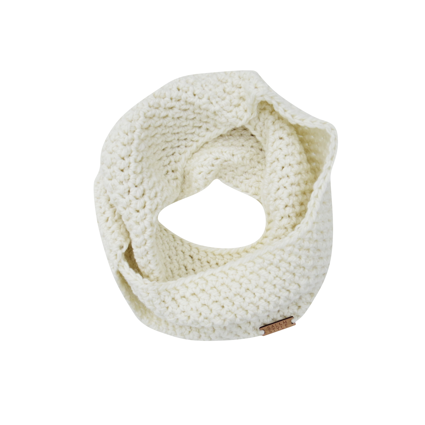 The Willows Infinity Scarf in Cream