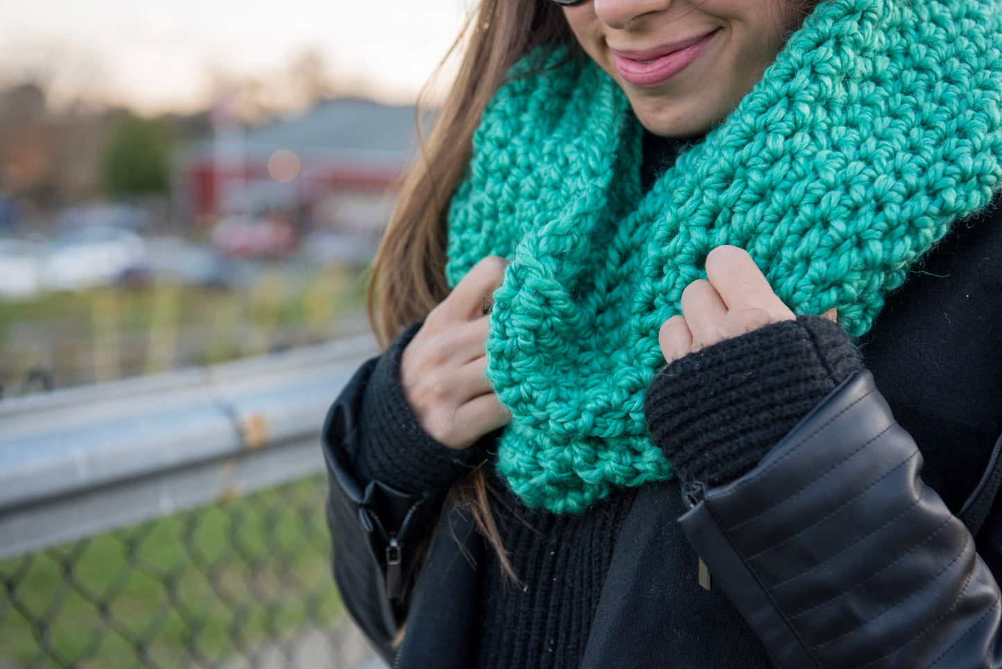 The McIntire Cowl Scarf in Mint