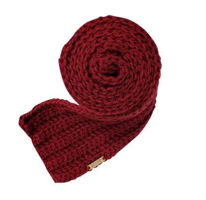 The Forest River Scarf in Red