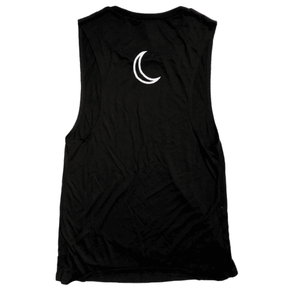 Relax Black Yoga Muscle Tank