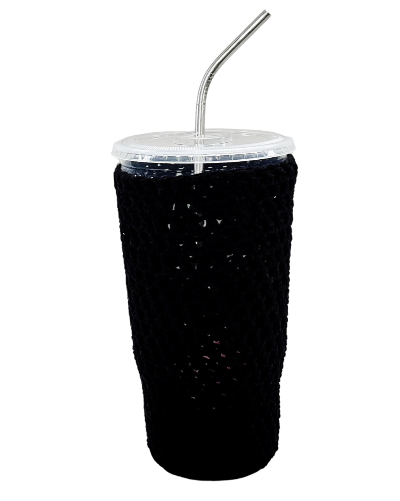 Black Iced Coffee Cozy