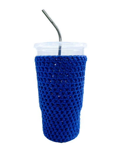 Blue Lapis Iced Coffee Cozy