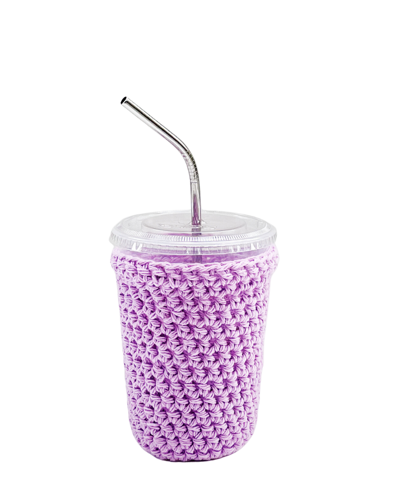 Orchid Iced Coffee Cozy